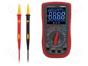 Digital multimeter; LCD 3,5 digit (6000); VAC: 6V,60V,600V,700V