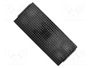 Electronic components tray; ESD; 5x5mm; black; QFN; waffle tray