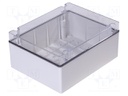 Enclosure: multipurpose; X: 308mm; Y: 388mm; Z: 179mm; SCABOX; grey