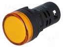 Control lamp; 22mm; L22; -20÷60°C; Illumin: LED 230VAC; Ø22.5mm