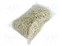 Rubber bands; Width: 1.5mm; Thick: 1.5mm; rubber; Colour: white