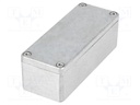 Enclosure: multipurpose; X: 36mm; Y: 90mm; Z: 30mm; aluminium; IP65