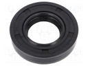 Oil seal; NBR; D: 8mm; -40÷100°C; Shore hardness: 70; Øhole: 37mm