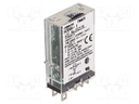 Timer; 0,1s÷10min; SPDT; 250VAC/3A; 12VDC; DIN,socket,on panel