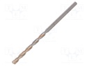 Drill bit; concrete; Ø: 6mm; L: 150mm; metal; cemented carbide