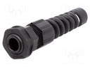 Cable gland; with strain relief; M12; IP66,IP68; Mat: polyamide