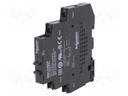 Relay: solid state; Ucntrl: 4÷32VDC; 6A; 24÷280VAC; DIN; 12mm; IP20