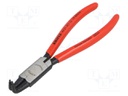 Pliers; internal circlip; Ring: internal; Pliers len: 170mm