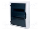 Enclosure: for modular components; IP40; white; No.of mod: 24