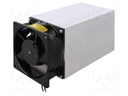 Heatsink: extruded; L: 150mm; W: 92mm; H: 93mm; aluminium; plain