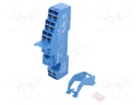 Socket; PIN: 8; 8A; 250VAC; Mounting: DIN; Leads: spring clamps