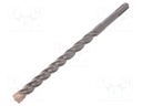 Drill bit; for concrete; Ø: 12mm; L: 210mm; metal; cemented carbide