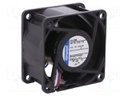 Fan: DC; axial; 60x60x32mm; 70m3/h; 53dBA; ball bearing; 11700rpm