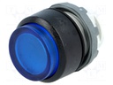 Switch: push-button; Stabl.pos: 1; 22mm; blue; Illumin: MLB-1; IP66