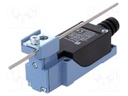 Limit switch; adjustable plunger, length R 30-118mm; NO + NC