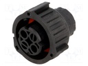Connector: circular; 2.5mm System; plug; female; PIN: 2; for cable