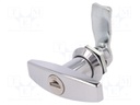 Lock; different cylinder; zinc and aluminium alloy; 18mm