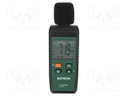 Meter: sound level; LCD,with a backlit; 0.0315÷8kHz; 153x53x28mm