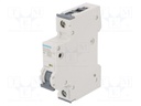 Circuit breaker; 230/400VAC; Inom: 6A; Poles: 1; DIN; Charact: A