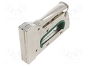 Stapler; recoilless,adjusting of punching force; Mat: steel