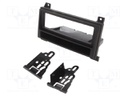 Radio mounting frame; Dodge,Jeep; 1 DIN; matt black