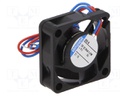 Fan: DC; axial; 25x25x8mm; 3.22m3/h; 15dBA; rolling; 600rpm