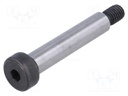 Shoulder screw; Mat: steel; Thread len: 13mm; Thread: M8; Cut: imbus