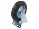 Transport wheel; Ø: 200mm; W: 27mm; H: 237mm; rigid; 230kg; -20÷60°C