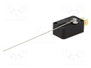 Microswitch SNAP ACTION; with lever; SPDT; 5A/250VAC; ON-(ON)