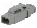 Connector: wire-wire; DTM; plug; female; PIN: 2; IP68; Locking: latch