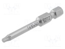 Screwdriver bit; Torx®; TX10; Overall len: 50mm