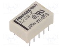 Relay: electromagnetic; DPDT; Ucoil: 24VDC; 0.5A/125VAC; 1A/30VDC