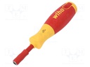 Screwdrivers; Pcs: 6; insulated; 1kVAC; with bit magazine