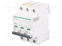 Circuit breaker; 400VAC; Inom: 25A; Poles: 3; DIN; Charact: D; 10kA