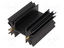 Heatsink: extruded; SOT32,TO220,TO3P; black; L: 50.8mm; 5.3K/W