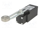 Limit switch; adjustable lever, roller,steel roller Ø20mm