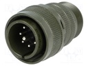 Connector: circular; Series: DS/MS; plug; male; PIN: 8(1+7); 500VAC