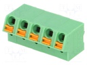 PCB terminal block; angled; 5mm; ways: 5; on PCBs; 0.2÷1mm2; tinned