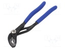 Pliers; for pipe gripping,adjustable; 200mm; PVC coated handles