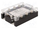 Relay: solid state; Ucntrl: 12÷32VDC; 75A; 48÷480VAC; 3-phase