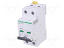 Circuit breaker; 230/400VAC; Inom: 16A; Poles: 2; DIN; Charact: B