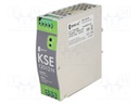 Power supply: switched-mode; 120W; 12VDC; 10A; 90÷264VAC; DIN; IP20