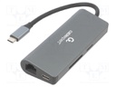 Adapter; USB 3.1; 0.15m; black; 5Gbps; Cablexpert