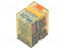 Relay: electromagnetic; DPDT; Ucoil: 220VAC; 10A/250VAC; 10A/30VDC