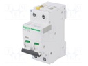 Circuit breaker; 400VAC; Inom: 10A; Poles: 1+N; DIN; Charact: C; 10kA