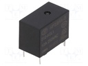 Relay: electromagnetic; SPST-NO; Ucoil: 12VDC; 10A/250VAC; 10A