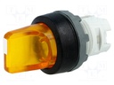 Switch: rotary; Stabl.pos: 1; 22mm; yellow; Illumin: MLB-1; IP66