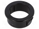 Grommet; Ømount.hole: 25.4mm; Øhole: 19.5mm; black