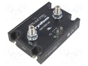 Relay: solid state; Ucntrl: 4.5÷32VDC; 120A; 7÷72VDC; screw type