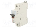 Circuit breaker; 230VAC; Inom: 16A; Poles: 1; DIN; Charact: C; 6kA